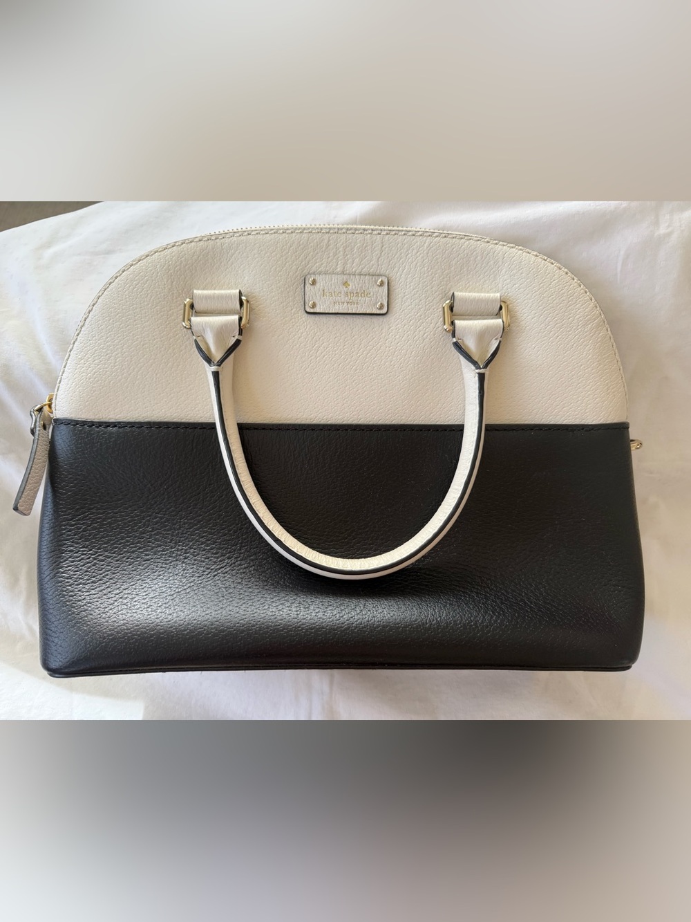 Kate Spade New York - Two Toned Purse Black/White